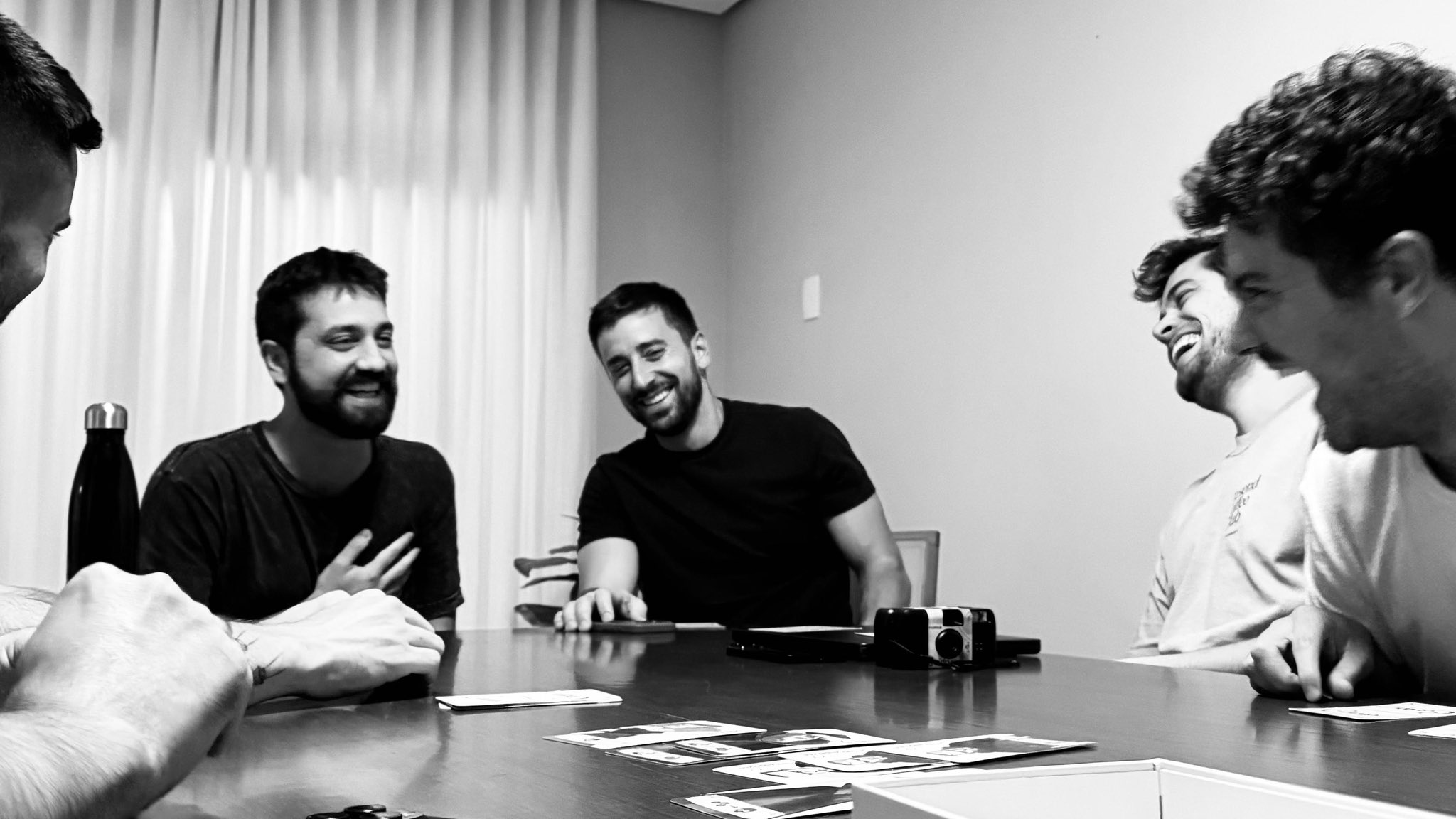 Playing board games together